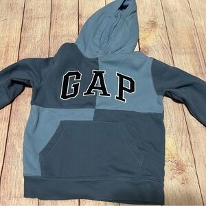 GAP Kids Blue Colorblock Hoodie